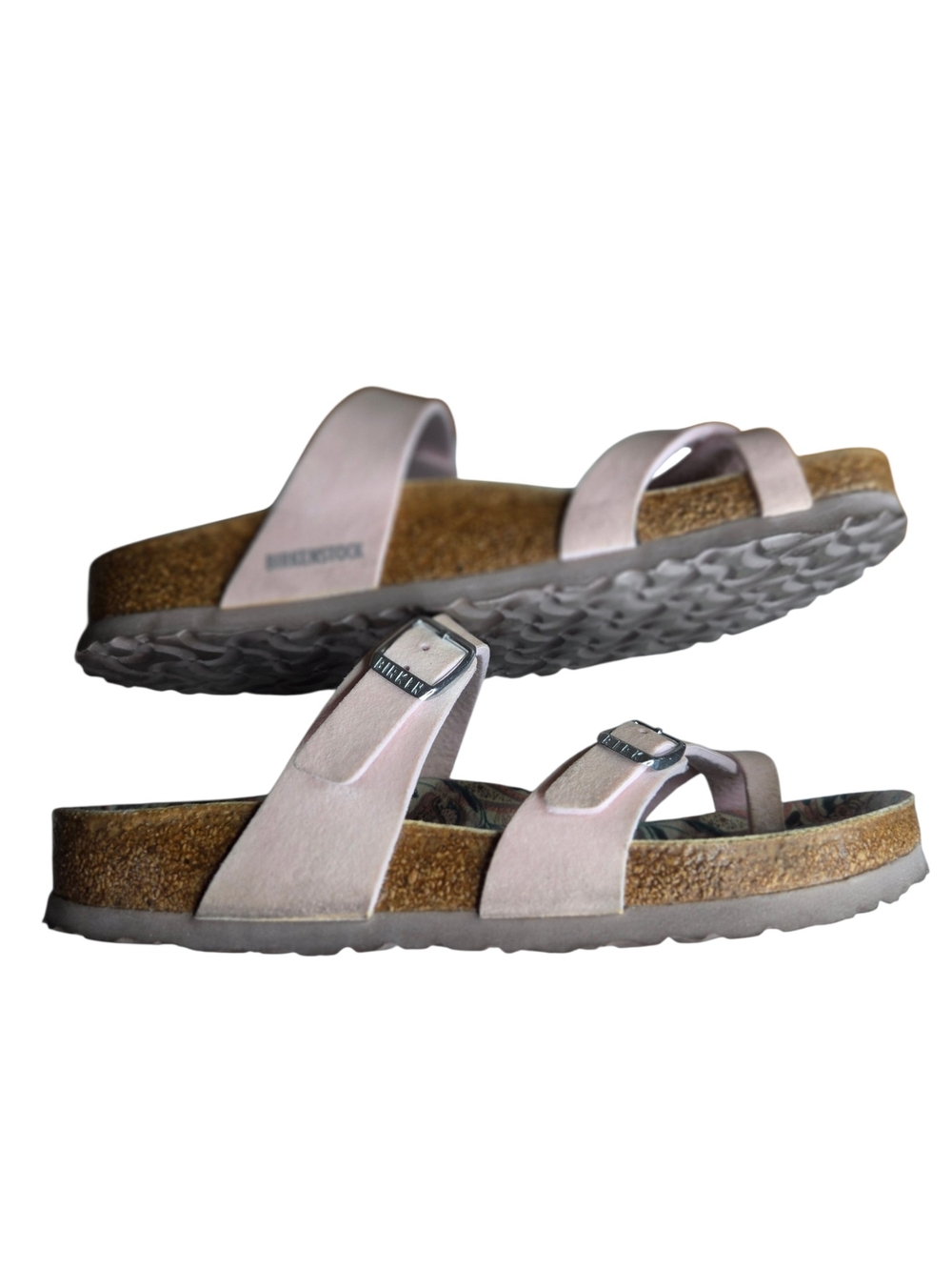 Birkenstock Women's Vegan "Mayari" w/Paisley Footbed Sandals Size 8.5-9 - Picture 6 of 8